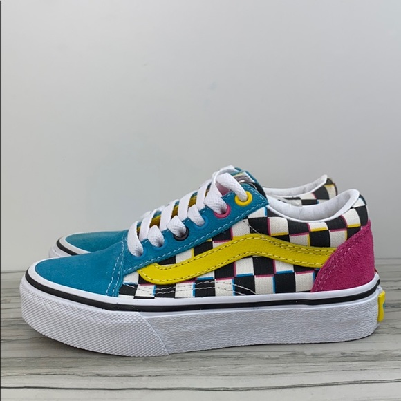 old skool crazy checkered vans